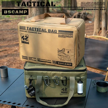„30–42L taktische Camping‑Aufbewahrungstasche – isolierte, faltbare Box, wasserdicht, für Picknick‑Geschirr, Feldausrüstung und Outdoor‑Organizer“
