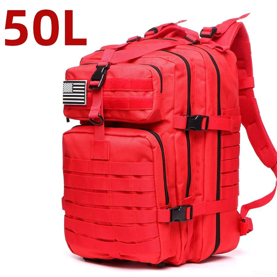 „25L/50L Robuster Nylon‑Rucksack – wasserdichter taktischer Sport‑, Trekking‑, Angel‑, Jagd‑, Camping‑ und Wander‑Outdoor‑Rucksack“