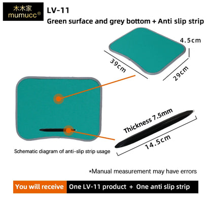 MUMUCC Multifunktionaler Laptop‑Tisch mit Kissen – gefüllt mit Schaumperlen, inkl. Hart‑Mousepad