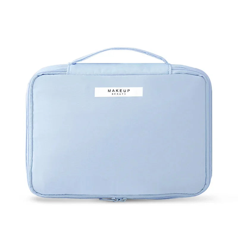 Damen‑Kosmetiktasche mit hohem Erscheinungsbild, große Kapazität, Reise‑Waschtasche, dreidimensionale Make‑up‑Aufbewahrungstasche“