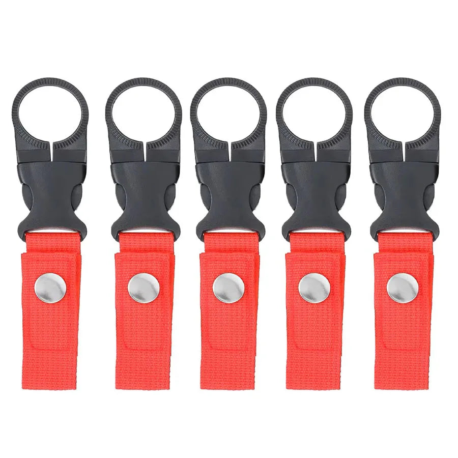 Karabiner Flaschenhalter Clip – Nylon, für Gürtel & Rucksack
