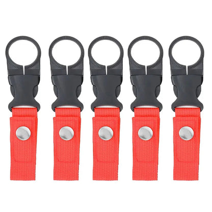 Karabiner Flaschenhalter Clip – Nylon, für Gürtel & Rucksack