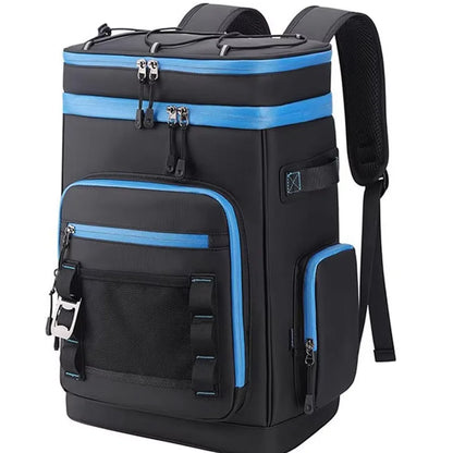 30L Wasserdichter Isolierter Cooler Rucksack – Für Camping, Strand, Angeln & Reisen