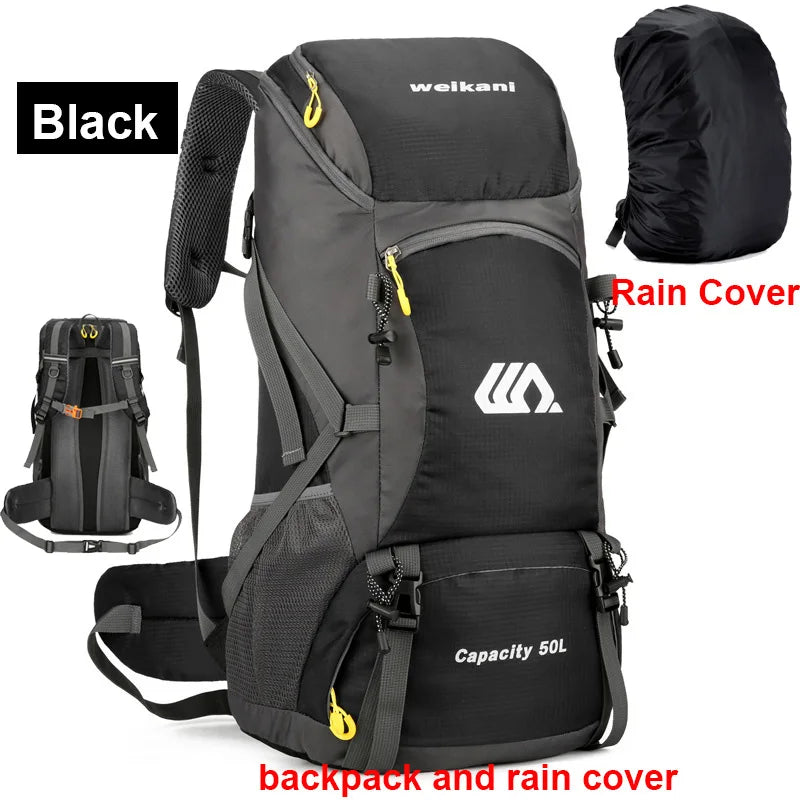 50L Wanderrucksack – Wasserdichter Trekking-Rucksack für Herren & Damen