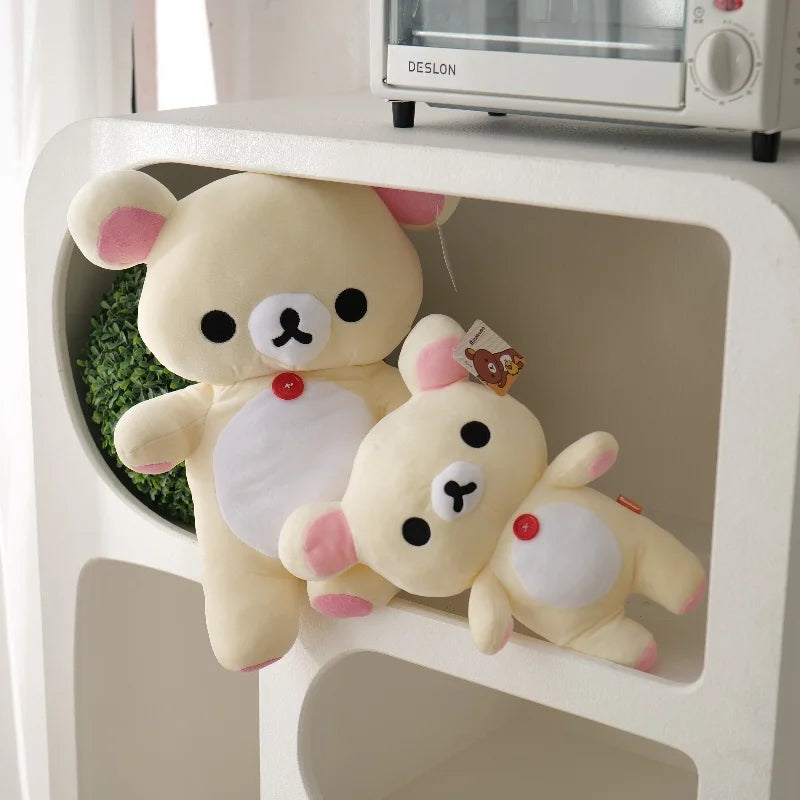 Rilakkuma Plüschtier – Kawaii Bär Kuscheltier 24–42 cm | Geschenk für Kinder & Fans