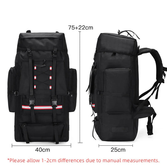 Trekking-Rucksack 80L / 130L – Wasserdicht, MOLLE-System & Reflektionsstreifen