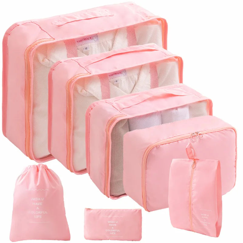 Reise-Organizer Set – Packwürfel & Kofferorganizer (7 oder 10 Stück)