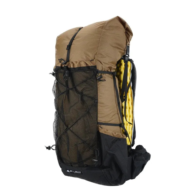 3F UL GEAR QiDian Ultraleicht-Wanderrucksack 40+16L – Wasserdicht für Trekking, Klettern & Outdoor